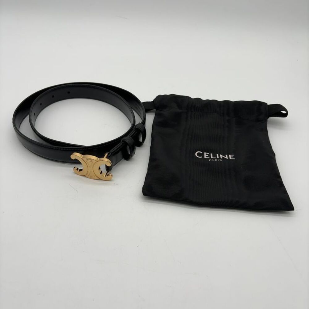 CELINE 25mm Belt w/iconic Triomphe Buckle - Picture 1 of 5